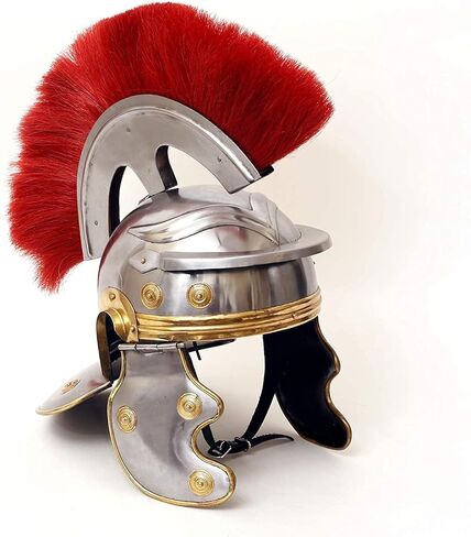 ميثروجان خوذة رومان اوفيسر سنتوريون التاريخية درع 18 جرام ستيل in Kuwait