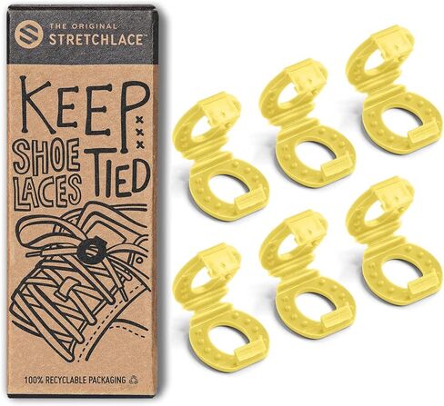 THE ORIGINAL STRETCHLACE Shoelace Knot Clips Keep Shoe Laces Tied & Secure | Shoelace Bow Clip Accessory in Kuwait
