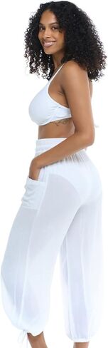 Body Glove Women's Standard Swimsuit Penny Pull-on Beach Pant Cover-up in Saudi Arabia