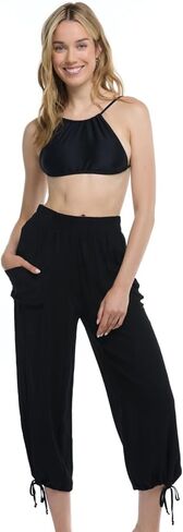 Body Glove Women's Standard Swimsuit Penny Pull-on Beach Pant Cover-up in Saudi Arabia