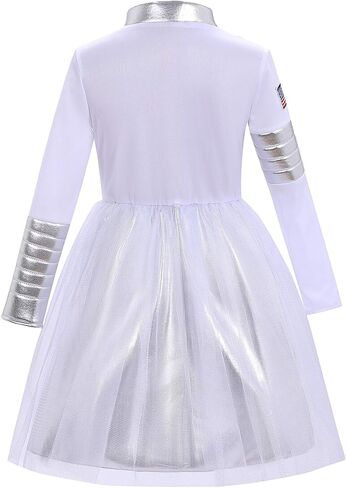 زي رائد الفضاء للفتيات من DJDLPARTY مع قبعة للعب الأدوار in Kuwait