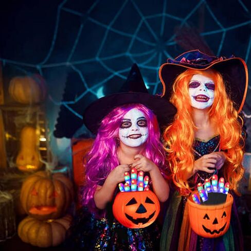 قفازات إضاءة LED من COTRUERE مع 3 ألوان و6 أوضاع للأطفال ألعاب ممتعة رائعة هدايا لحفلات أعياد الميلاد والكريسماس وعيد الهالوين وعيد الفصح للأطفال من عمر 3 4 5 6 7 8 سنوات للأولاد والبنات in Kuwait