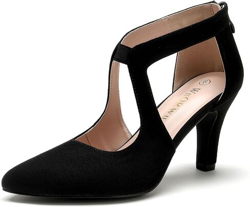 WuORWu Women's Closed Toe Pumps in Kuwait