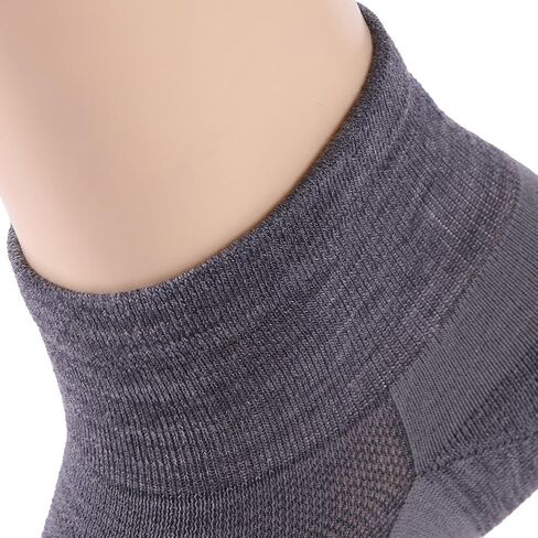 ZEAL WOOD 3 Pairs Mens Womens Merino Wool Ankle Athletic Socks Low Cut Running Golf Tennis Hiking Socks Quarter in Kuwait