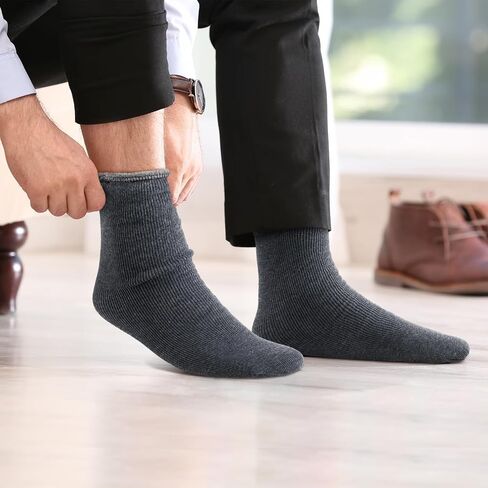 Xuhal 150 Pairs Winter Warm Thermal Socks Bulk Crew Boot Socks Thick Heated Socks for Women Men Cold Weather Hiking in Saudi Arabia