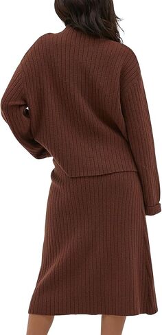 ملابس نسائية عصرية مكونة من قطعتين من CHYRII برقبة وهمية وسترة كبيرة الحجم ومجموعات تنورة وسترة ومجموعة صالة الفستان in Kuwait