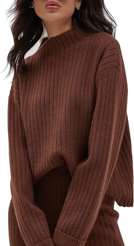 ملابس نسائية عصرية مكونة من قطعتين من CHYRII برقبة وهمية وسترة كبيرة الحجم ومجموعات تنورة وسترة ومجموعة صالة الفستان in Kuwait