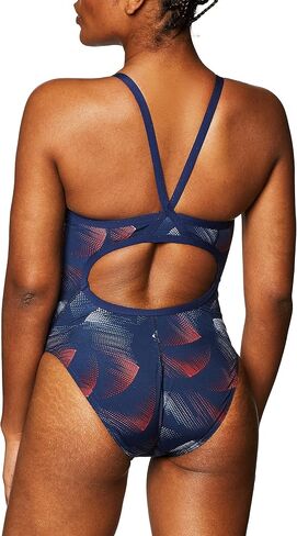 Speedo Women's Swimsuit One Piece Endurance+ Flyback Printed Adult Team Colors in Saudi Arabia