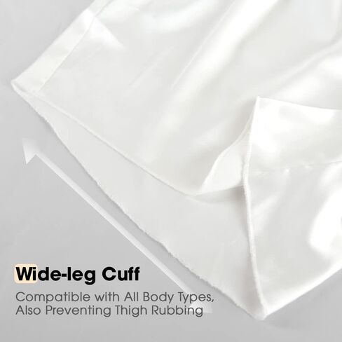 سراويل قصيرة من MANCYFIT للنساء من بلومر كولوتيس من الساتان تحت الفساتين 3 بوصات درزة داخلية in Kuwait