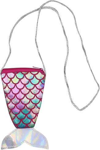 Kids Toddlers Glitter Mermaid Crossbody Purse Holographic Shoulder Bag Satchel for Boys Girls in Saudi Arabia