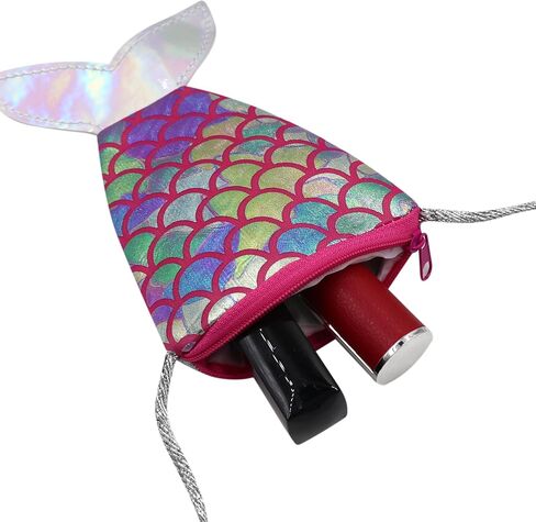 Kids Toddlers Glitter Mermaid Crossbody Purse Holographic Shoulder Bag Satchel for Boys Girls in Saudi Arabia