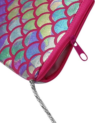 Kids Toddlers Glitter Mermaid Crossbody Purse Holographic Shoulder Bag Satchel for Boys Girls in Saudi Arabia
