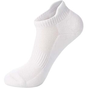 GREAT VALUE 12 Pairs of Cotton Ankle, Athletic, Running, High-Stretch Low-Cut Sports Socks for Men & Women (US, Alpha, Large, Regular, Regular, White) in Saudi Arabia