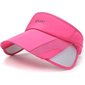 Sun Visors Hats for Women with Retractable Brim Golf Visor UV Protection Beach Cap Tennis Running Sport Hat Adjustable