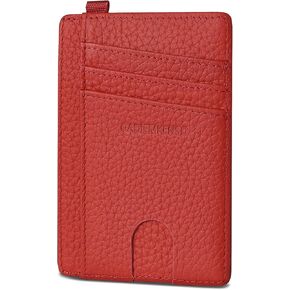 GADIEMKENSD حامل بطاقة الائتمان RFID حجب جلد طبيعي محفظة بطاقة نحيفة حجم صغير حافظات بطاقات محفظة سلسلة مفاتيح محفظة مع حلقة D Llaveros De Hombre مجموعة بطاقات إعفاء الهوية للنساء والرجال باللون الأسود in Kuwait