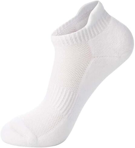 GREAT VALUE 12 Pairs of Cotton Ankle, Athletic, Running, High-Stretch Low-Cut Sports Socks for Men & Women (US, Alpha, Large, Regular, Regular, White) in Saudi Arabia