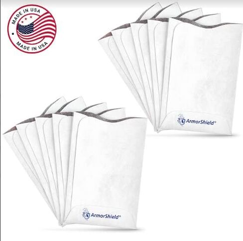 Semper Paratus Gear TYVEK Credit Card Protector RFID Blocking Sleeves | 100% MADE IN USA - Anti-theft for Travel wallet, pocket or purse. (5PAK) in Kuwait