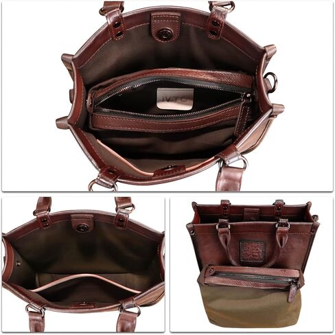 Genuine Leather Top Handle Handbag Purse for Women Vintage Over the Shoulder Bag Handmade Crossbody Satchel in Saudi Arabia