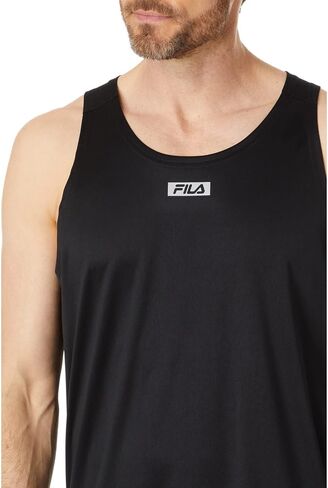 Fila Interval Tank Black/Reflective Silver LG in Saudi Arabia