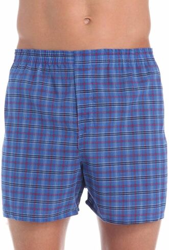Fruit of the Loom 5-Pack Tartan Boxers Size Extra Large in Saudi Arabia