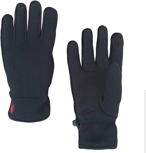 Spyder Core Winter Gloves ~ Conductive Material for Touch Screen Devices Black w/Red Details in Saudi Arabia