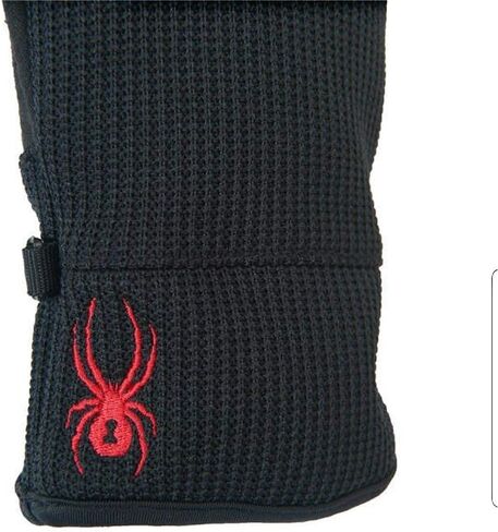 Spyder Core Winter Gloves ~ Conductive Material for Touch Screen Devices Black w/Red Details in Saudi Arabia