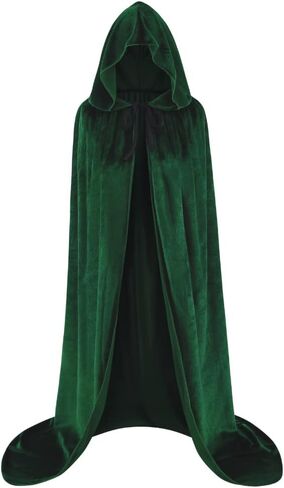 HAPNBCELE Cloak with Hood Men Women for Medieval Renaissance Halloween Cosplay Costume in Kuwait