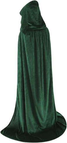 HAPNBCELE Cloak with Hood Men Women for Medieval Renaissance Halloween Cosplay Costume in Kuwait