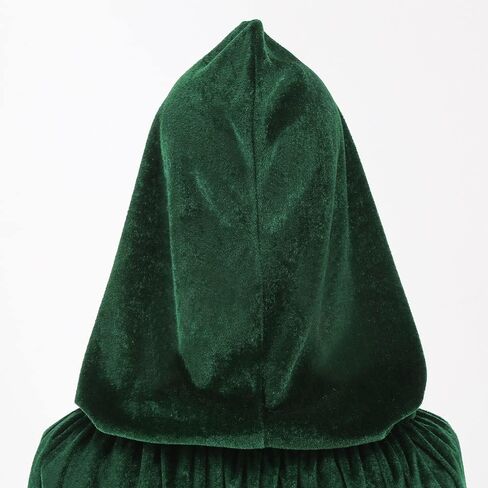 HAPNBCELE Cloak with Hood Men Women for Medieval Renaissance Halloween Cosplay Costume in Kuwait