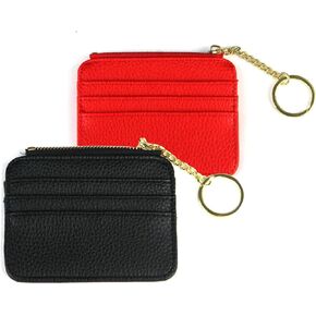 حامل بطاقات الائتمان من جاجوفو، محفظة رفيعة لبطاقات الائتمان، محفظة جيب صغيرة، محفظة عملات معدنية بسحاب، حامل بطاقات عمل جديد 2023 للرجال والنساء، ازرق، تصميم بسيط, أزرق, مُبسط in Kuwait