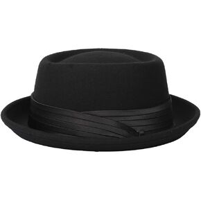 Pork Pie Hat Breaking Bad Hats Porkpie Hats Wool Felt Heisenberg Hat Mens Brimmed Hats Fedora