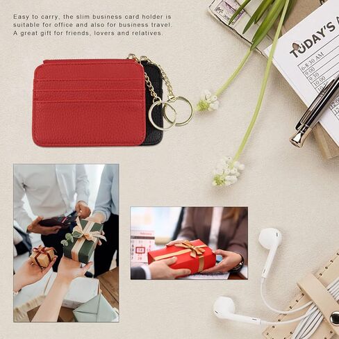 حامل بطاقات الائتمان من جاجوفو، محفظة رفيعة لبطاقات الائتمان، محفظة جيب صغيرة، محفظة عملات معدنية بسحاب، حامل بطاقات عمل جديد 2023 للرجال والنساء، ازرق، تصميم بسيط, أزرق, مُبسط in Kuwait