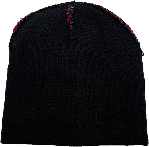Black Spider Knitted Beanies,y2k Gothic Spider Web Knit Beanie Hat for Men Women,Stretch Winter Warm Hat Skull Cap,Spider Web with Spide Halloween Knit Beanie Hats,Costume Accessories Beanie Hat in Saudi Arabia