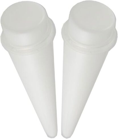 bodyjewellery White Acrylic Ear s Stretching Tapers Plugs Piercing 2Pcs in Saudi Arabia
