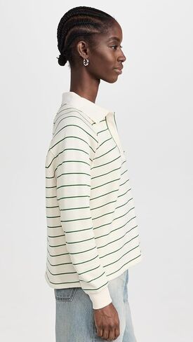 سويت شيرت بولو بيترتيري للسيدات من MWL من Madewell مخطط in Kuwait