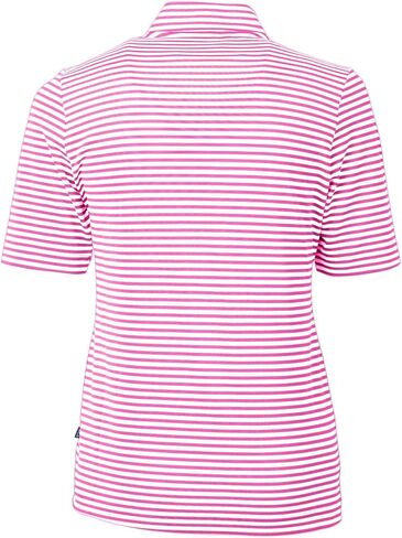 Cutter & Buck Virtue Eco Pique Stripe Recycled Womens Top in Saudi Arabia
