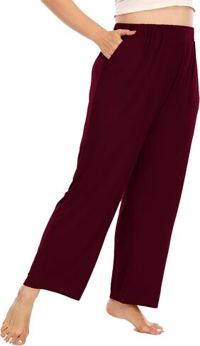 سروال بيجامة من Beocut بمقاس كبير للنساء ملابس نوم وسروال يوجا مع جيوب in Kuwait