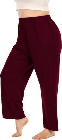 سروال بيجامة من Beocut بمقاس كبير للنساء ملابس نوم وسروال يوجا مع جيوب in Kuwait