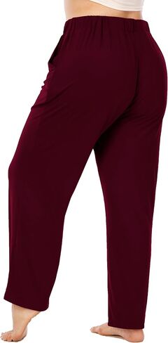 سروال بيجامة من Beocut بمقاس كبير للنساء ملابس نوم وسروال يوجا مع جيوب in Kuwait