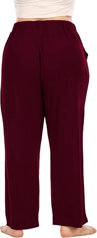 سروال بيجامة من Beocut بمقاس كبير للنساء ملابس نوم وسروال يوجا مع جيوب in Kuwait