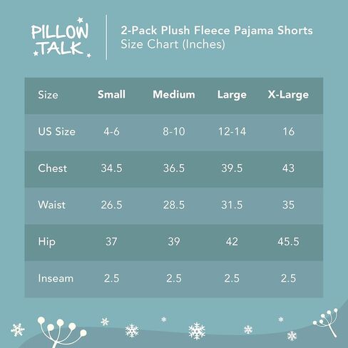 2-Pack Plush Cozy Pajama Sleep Shorts for Women - Super Soft PJ Shorts in Kuwait