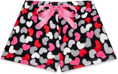 2-Pack Plush Cozy Pajama Sleep Shorts for Women - Super Soft PJ Shorts in Kuwait