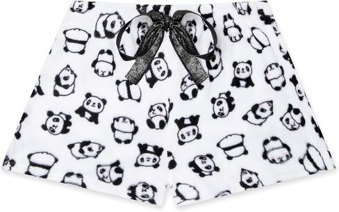 2-Pack Plush Cozy Pajama Sleep Shorts for Women - Super Soft PJ Shorts in Kuwait