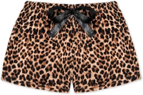 2-Pack Plush Cozy Pajama Sleep Shorts for Women - Super Soft PJ Shorts in Kuwait