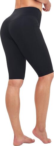 Neonysweets Womens Running Workout Yoga Shorts Pants Half Tights with Pockets in Saudi Arabia