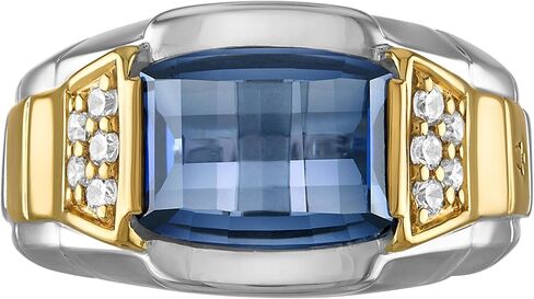 Bulova Men's Jewelry Icon Collection, Two-Tone 14K Gold Plated Silver in Saudi Arabia