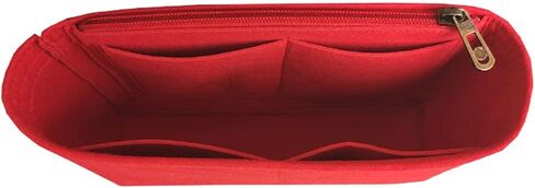 Lckaey Purse Organizer for CROISETTE handbag tassel bag felt Organizer insert2089red in Saudi Arabia