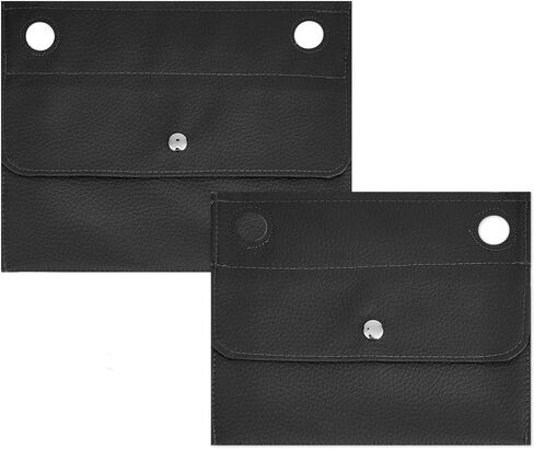 WADORN 2 Styles PU Leather Purse organizer Liner, Rectangle Shoulder Bag Organiser Inserts Clutch Crossbody Conversion Kit with Eyelets for Handbag Purse Envelope Organizer Insert, Apricot in Kuwait