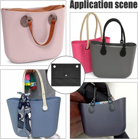 WADORN 2 Styles PU Leather Purse organizer Liner, Rectangle Shoulder Bag Organiser Inserts Clutch Crossbody Conversion Kit with Eyelets for Handbag Purse Envelope Organizer Insert, Apricot in Kuwait