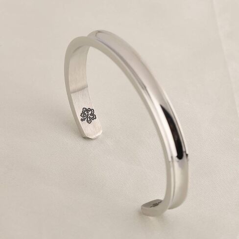 WUSUANED Hawaiian Word Hibiscus Hair Tie Grooved Cuff Bangle Bracelet Hawaii Jewelry Gift For Family Best Friends in Saudi Arabia